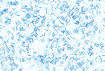 Light BLUE vector background with straight lines, dots.