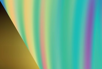 Dark Green, Yellow vector blurred background.