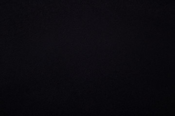 Black cloth. Background, textile texture.