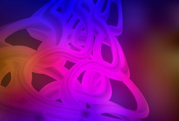 Dark Blue, Red vector blurred template.