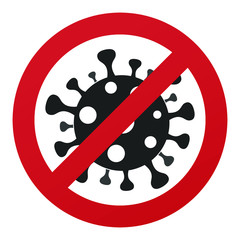 Stop Coronavirus Concept Stamp Virus. Round Symbol Old Style. Vector Design Pandemic.