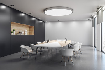 Luxury conference room interior