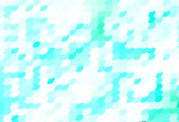 Light Green vector pattern with spheres.