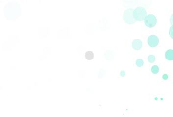 Light Blue, Green vector layout with circle shapes.