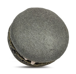 Macaroon isolated on white background with clipping path