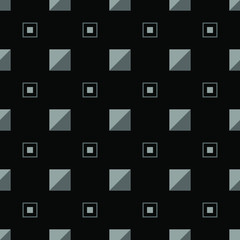 gray square blocks on a black background