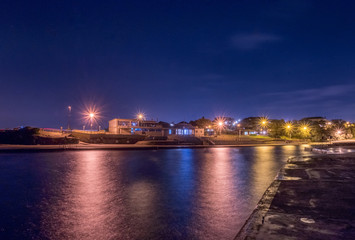Fototapeta na wymiar coast at night