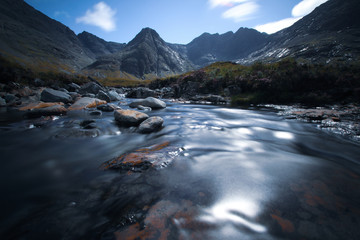Fairy Falls long exposure Isle of skye