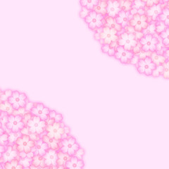 Fototapeta na wymiar Cherry blossom background material　桜の花の背景素材