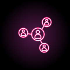 affiliate marketing line icon on white background