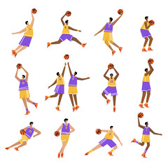 Fototapeta na wymiar Basketball vector illustration