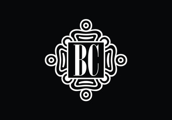 B C, BC Initial Letter Logo design vector template, Graphic Alphabet Symbol for Corporate Business Identity