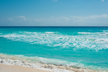 Beautiful beach in Cancun, Quintana Roo