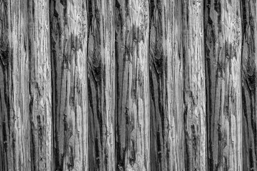 Obraz premium gray vertical wooden background ribbed stained base pattern rustic