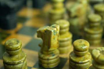 Chess, business strategy concept represented.