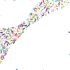 Naklejka premium Color Fun Dust Backdrop. Dust Illustration. Dust Fun Illustration. Color Flying Pattern.