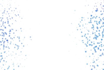 Light Blue, Red vector natural artwork with sakura.