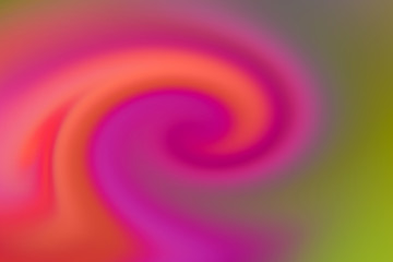 background art of curved line mix of paints pink orange green base colorful