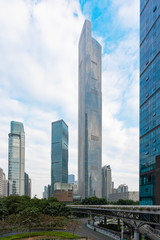Fototapeta na wymiar Guangzhou CBD urban skyline