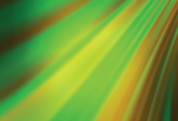 Light Green, Yellow vector glossy abstract backdrop.