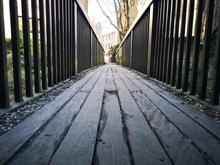 Wooden bridge