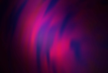 Dark Pink vector blurred shine abstract background.