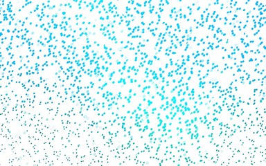 Light BLUE vector abstract pattern with circles. Geometry template for your business design. Background with colored spheres.