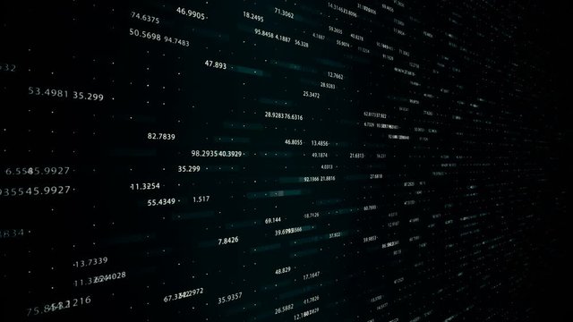 Cyber or technology background.Big data visualization concept. Machine learning algorithms. Analysis of information. Technology data and binary code