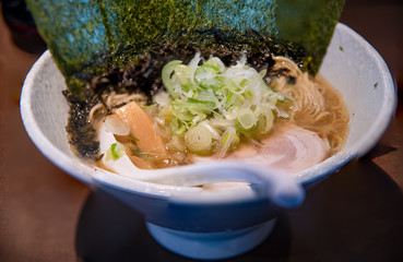 あっさり煮干しだしのラーメン