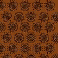 seamless pattern with flowers