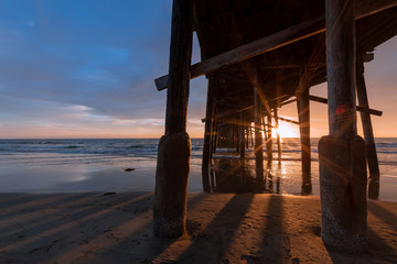 pier at sunset