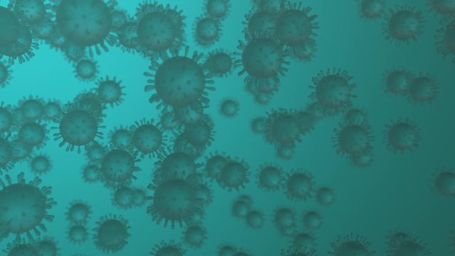 Covid-19 Corona Virus 3D illustration