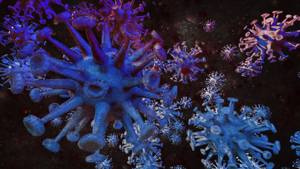 corona virus , COVID 19 , 3d