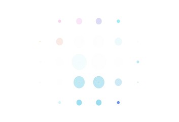Light Blue, Red vector background with spots.