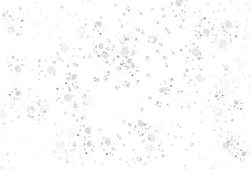 Light Gray vector texture with abstract forms.