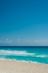 Beautiful beach in Cancun, Quintana Roo
