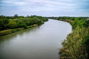 The principal Rio Grande River in Nuevo Progreso, Mexico