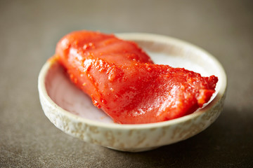 Jeotgal, Korean spicy fermented side dish 