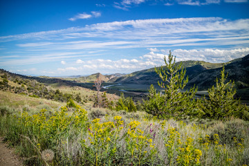 A beautiful overlooking view of nature in Lewis and Clark Caverns SP, Montana