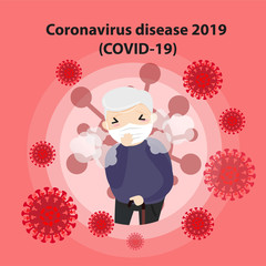 Coronavirus disease (COVID-19). Medical consultation vector concept.