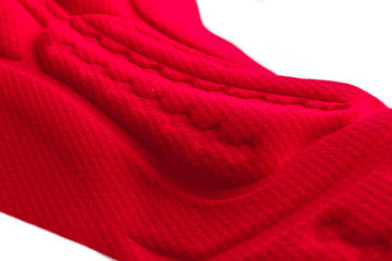 Parts of a cycling shorts. Comfortable cycling. Foam