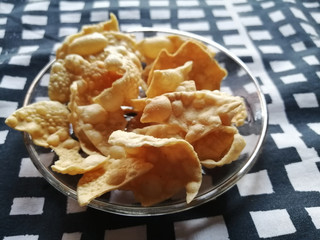 Papadum is a srilankan favorite bites.