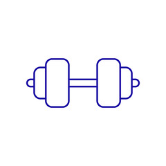 Barbell, dumbbell icon