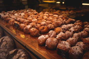 Venetian carnival sweets, Venice, Italy