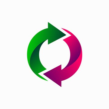 recycle logo that formed circle