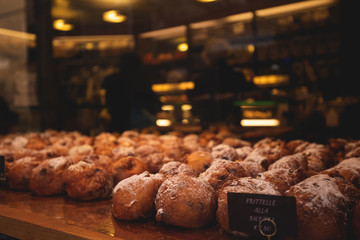 Venetian carnival sweets, Venice, Italy