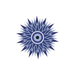 Aboriginal art dots painting icon logo design vector template