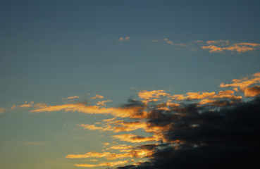 夕暮れ　空　素材