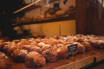 Venetian carnival sweets, Venice, Italy