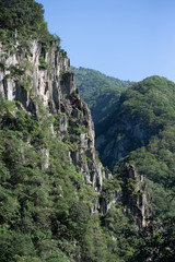 karst mountains in sichuan china